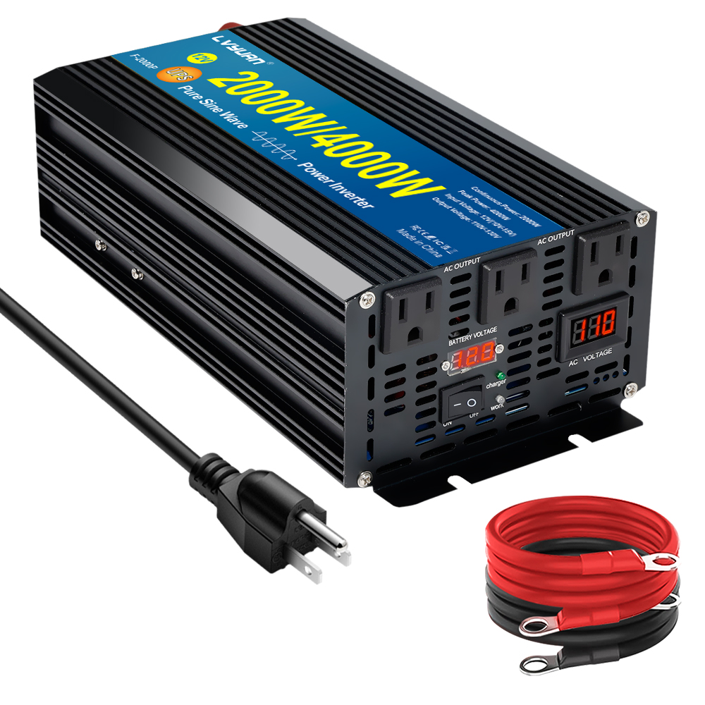 Инвертор LVYUAN 1500 Вт с функ – обзор и цена Power Supply 12V